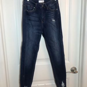 KanCan High-Rise Distressed Skinny Jeans